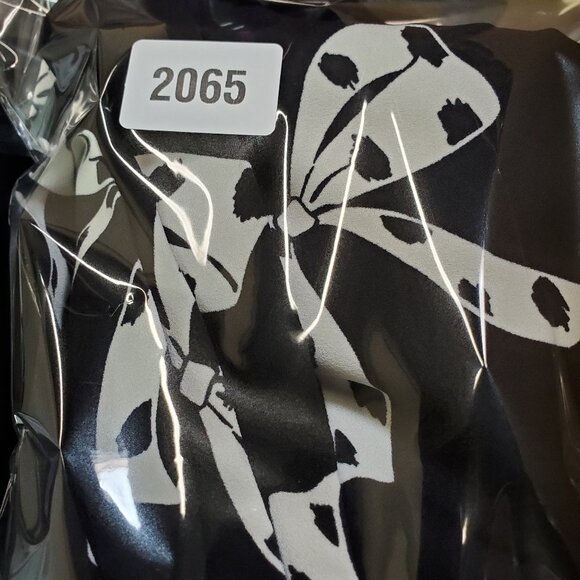 Banana Republic Women's Black White Bow Print Shift 3/4 Sleeve Dress Size 4 - Picture 11 of 11